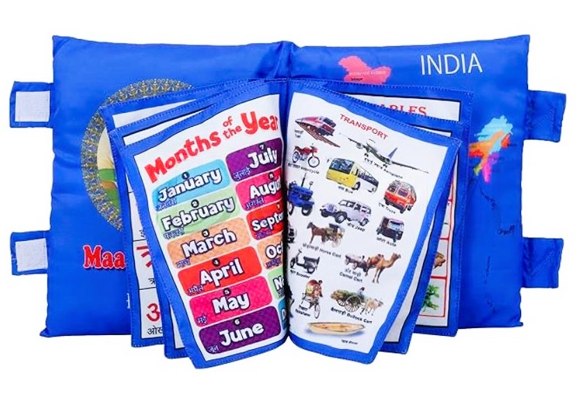 Educational Cushion For Kids - Brightmind Express