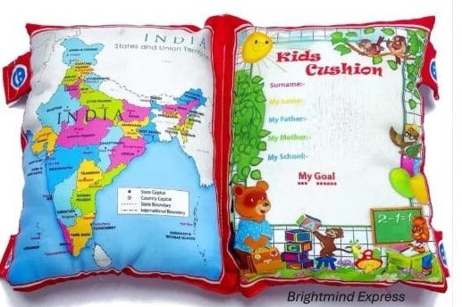 Educational Cushion For Kids - Brightmind Express