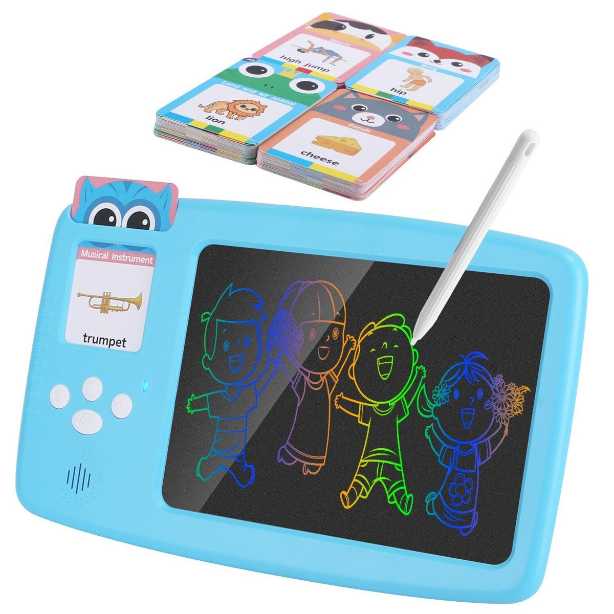 2 in 1 Kids Learning Flashcards - Brightmind Express