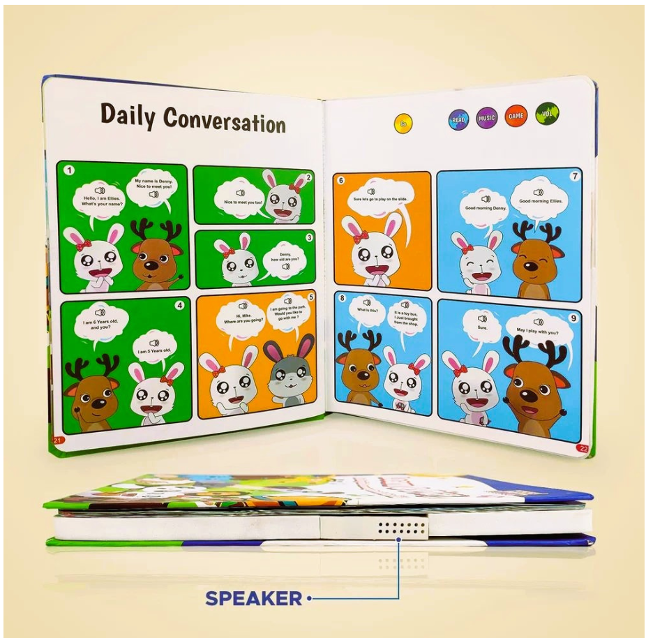 Learn & Play Interactive Sound Book - Brightmind Express