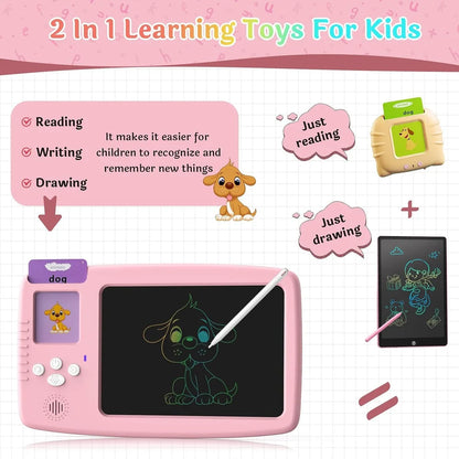 2 in 1 Kids Learning Flashcards - Brightmind Express