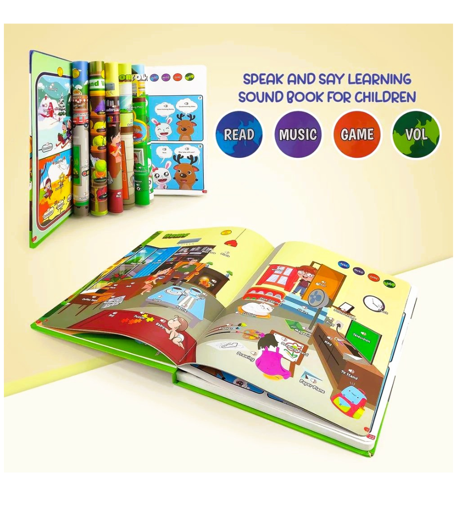 Learn & Play Interactive Sound Book - Brightmind Express