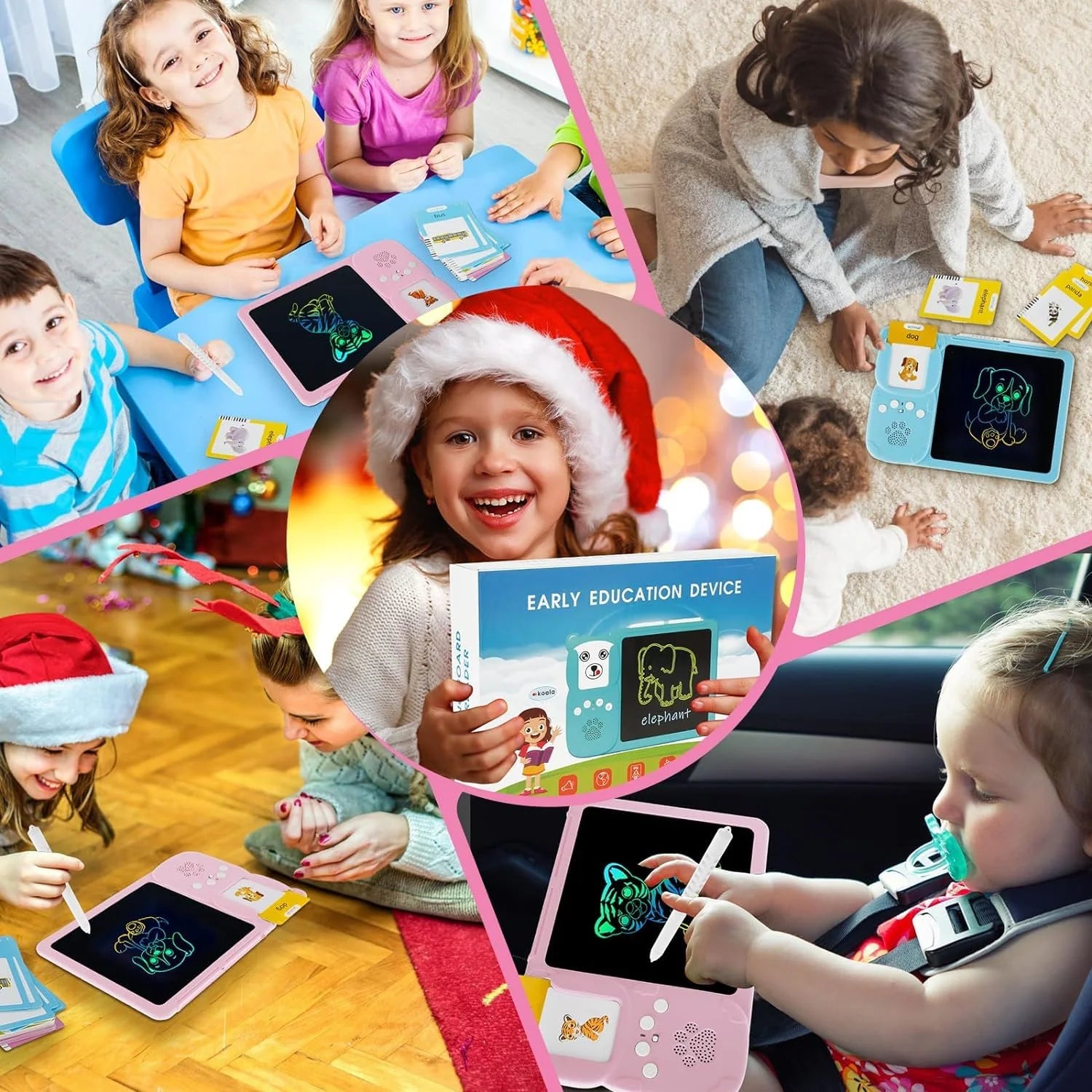 2 in 1 Kids Learning Flashcards - Brightmind Express