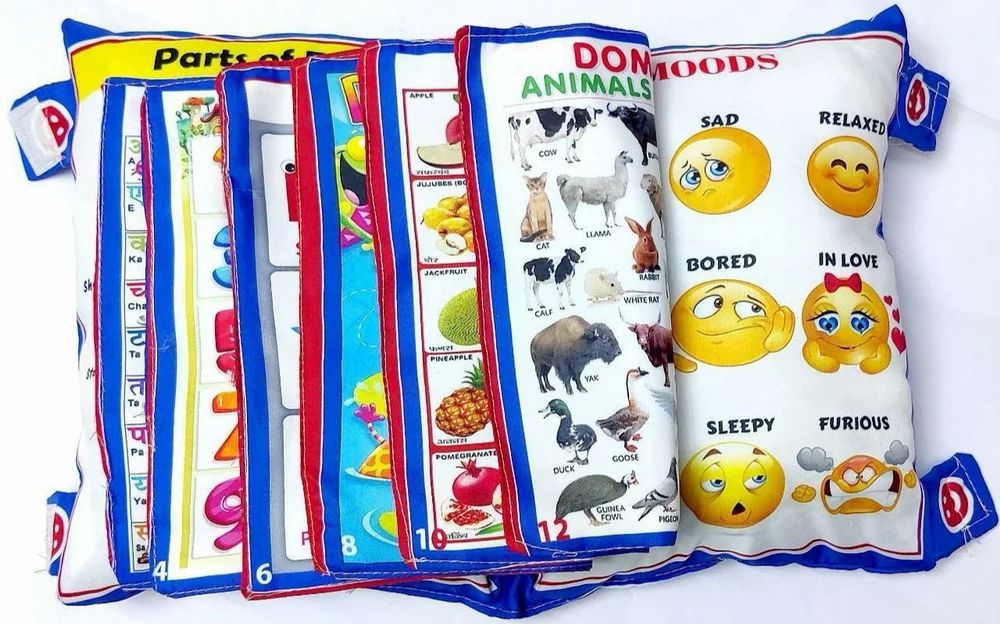 Educational Cushion For Kids - Brightmind Express